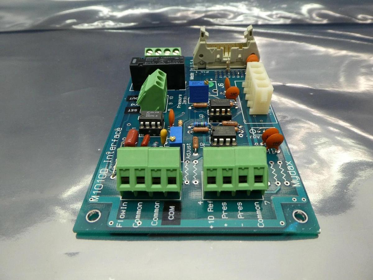 Used Mydax M1010D Flowmeter Interface/Relay Board PCB Chiller 1M9W-T Used Working