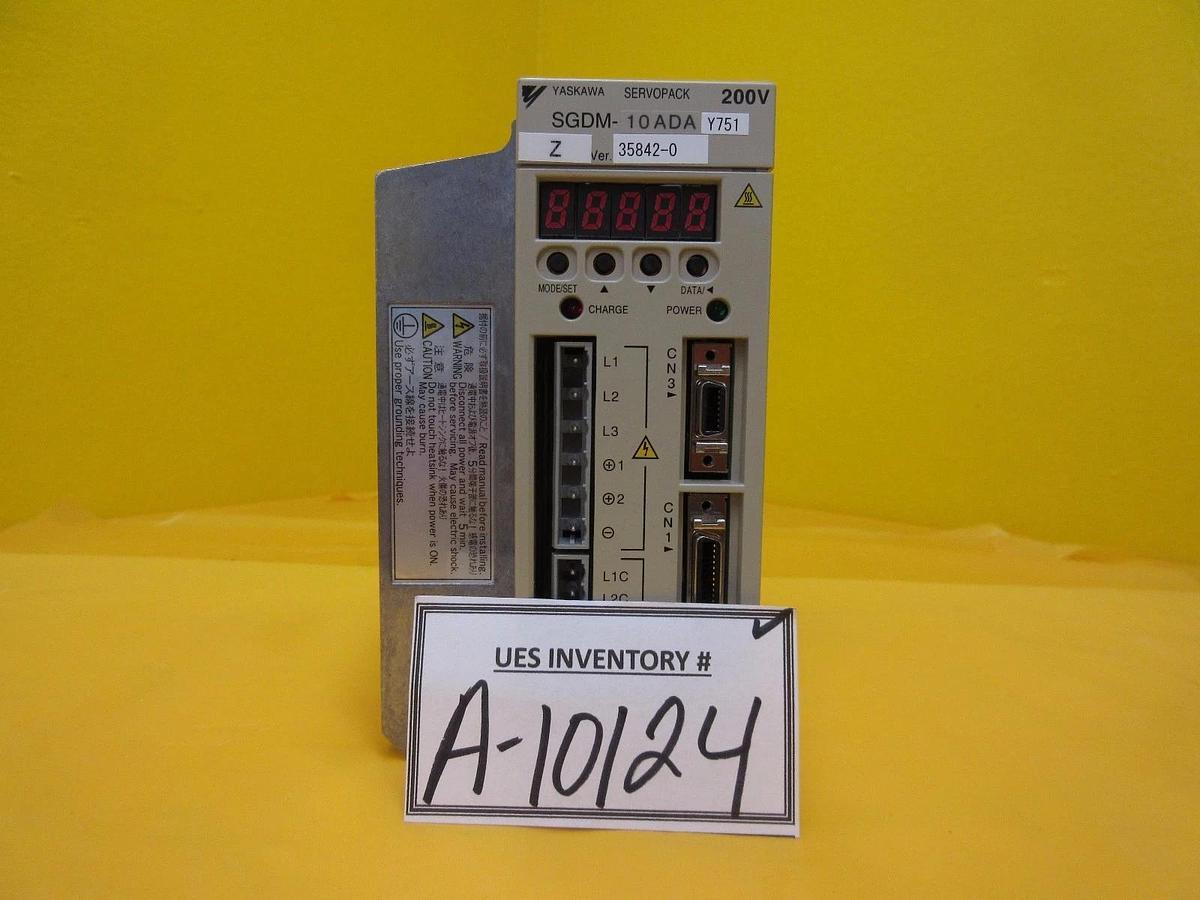 Used Yaskawa Electric SGDM-10ADAY751 Servo Driver SERVOPACK TEL Lithius Used Working