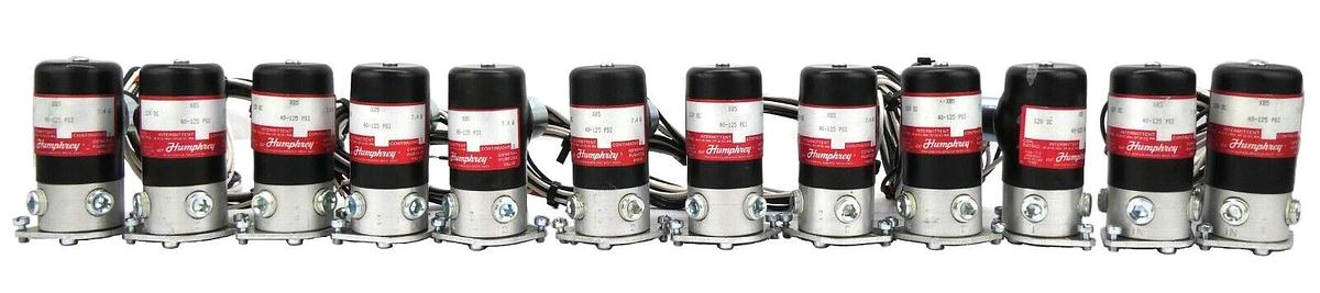Refurbished Humphrey X85 VDC Solenoid Valve 40-125 PSI Reseller Lot of 12 OEM Refurbished