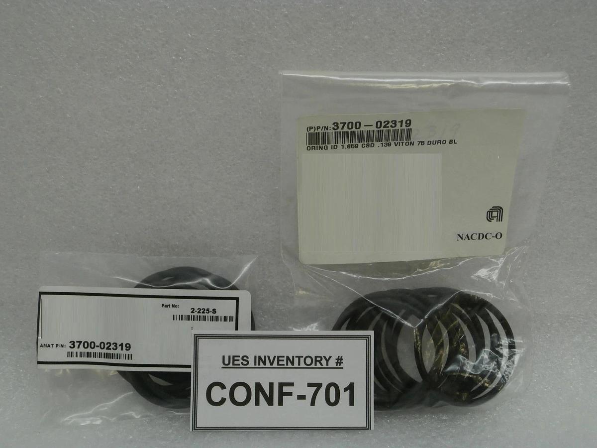 Used AMAT Applied Materials 3700-02319 O-Ring 2-225-S Reseller Lot of 20 New