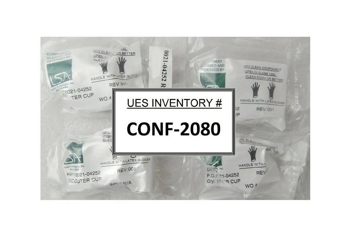 Refurbished AMAT Applied Materials 0021-04252 Outer Cup Reseller Lot of 4 Refurbished