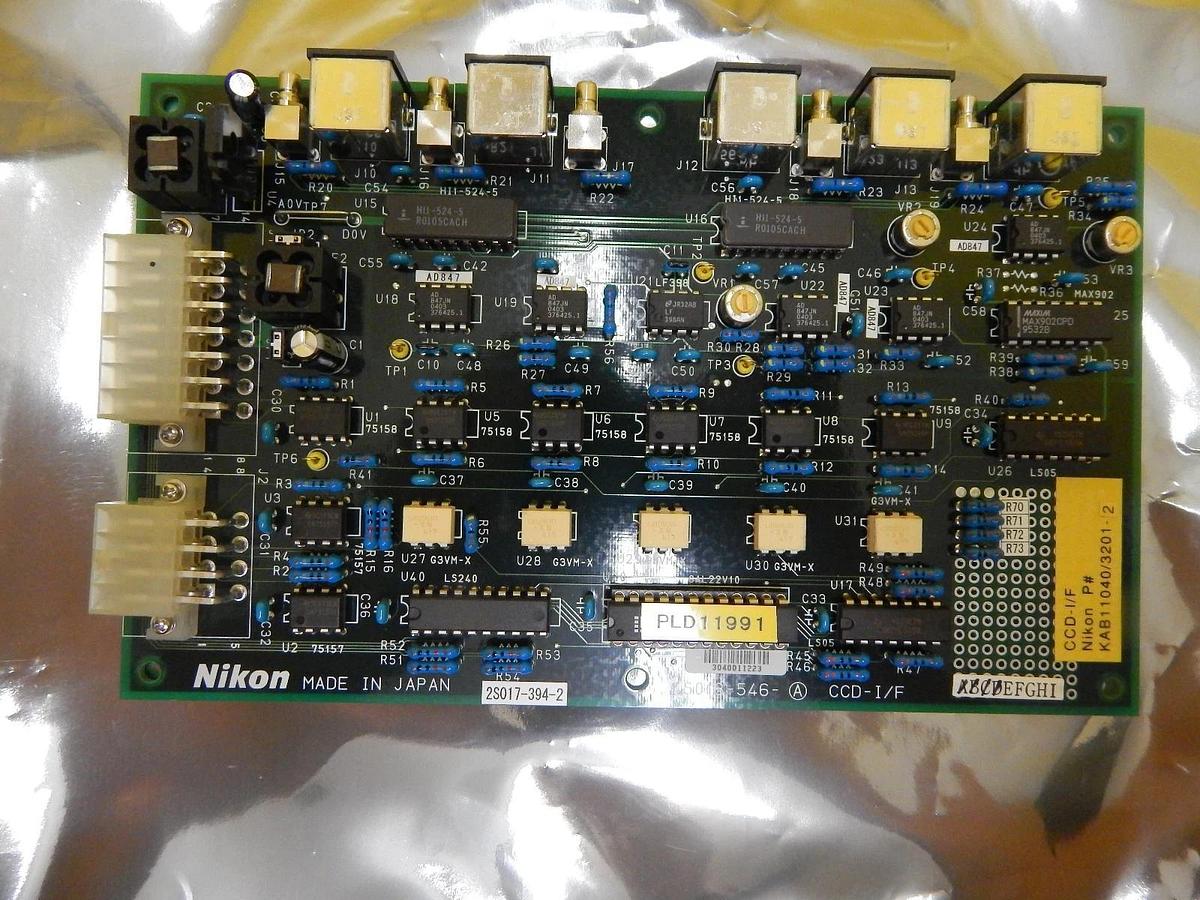 Used Nikon 4S018-546-A CCD-I/F PCB KAB11040/3201-2 2S017-394-2 OPTISTATION 3 Used