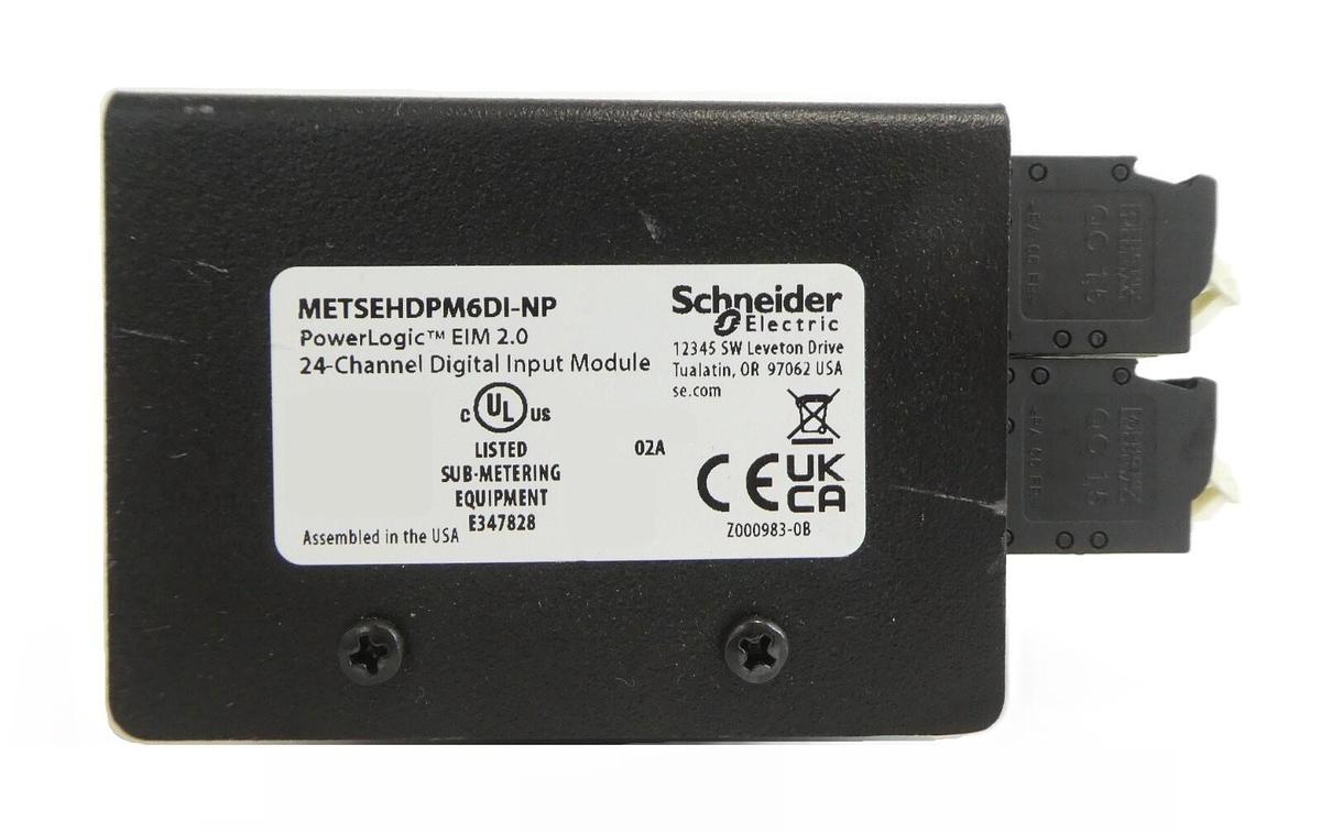 Used Schneider Electric PowerLogic EIM 2.0 24-Channel Digital Input Module Working