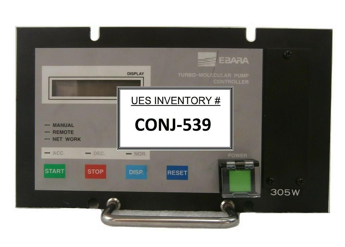 Used 305 Ebara 305W Turbomolecular Pump Controller Loose Button Turbo Tested Working