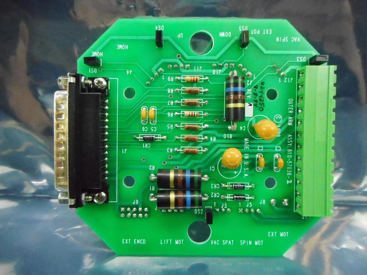 Used Lam Research 810-057038-002 Outer Arm PCB 810-057038-2 Lot of 2 Untested AS-IS