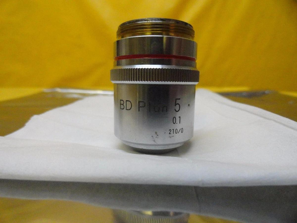 Used Nikon Precision BD Plan 5 Microscope Objective Lens 0.1 210/0 Working Surplus