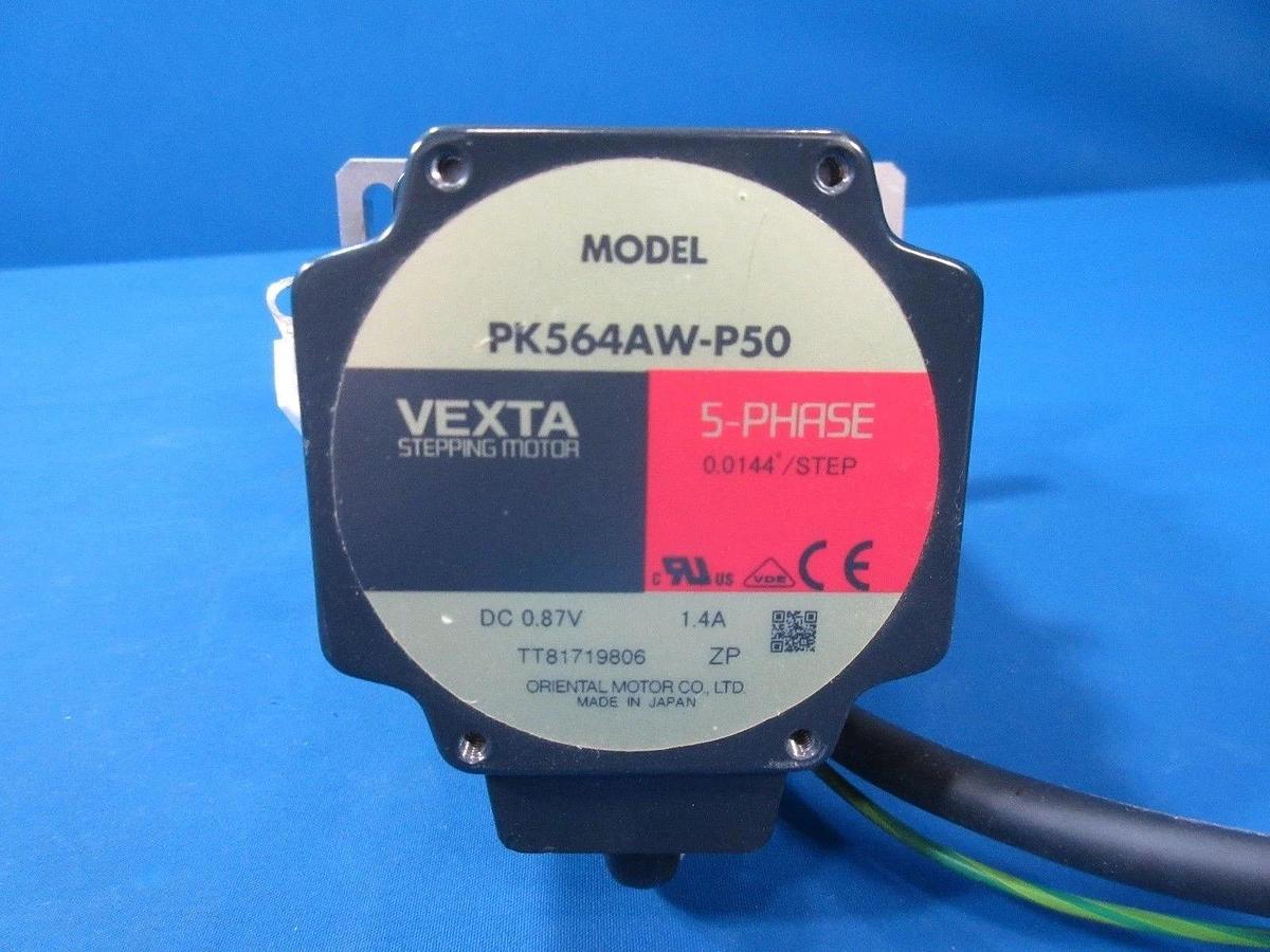 Used Oriental Motor PK564AW-P50 5-Phase Stepping Motor VEXTA Lot of 4 Used Working
