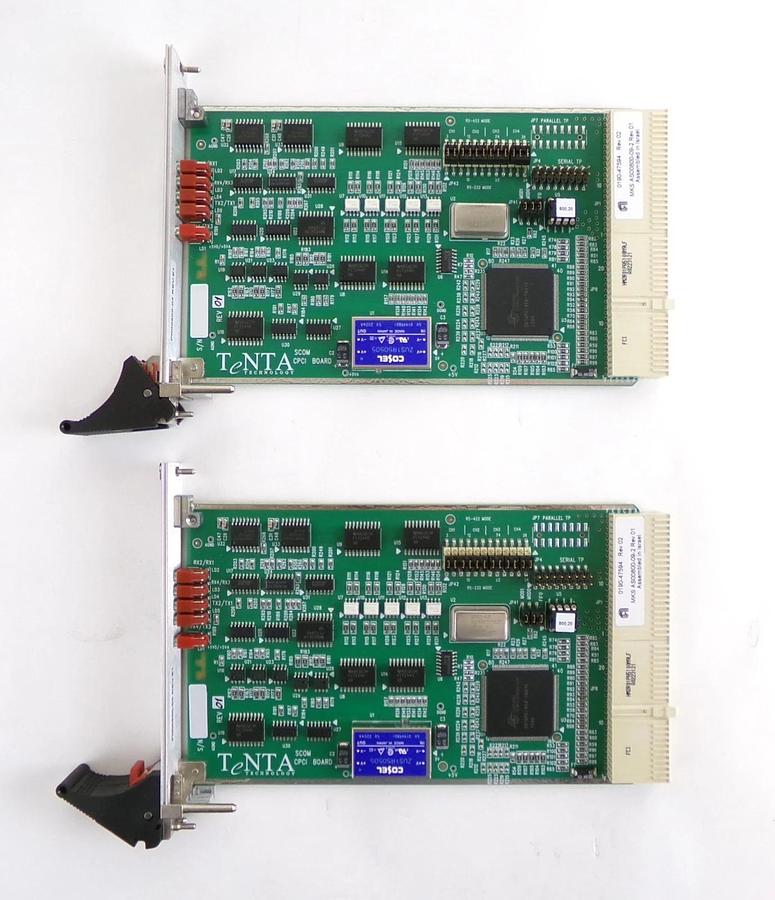 Used MKS Instruments AS00800-09-2 Quad Serial PCB Card AMAT 0190-47594 Lot of 5