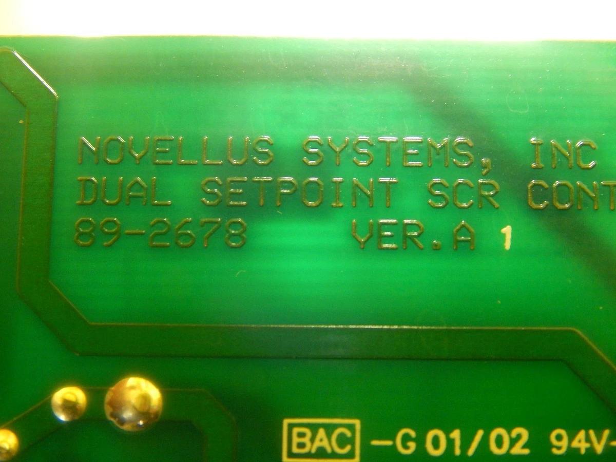 Used Novellus 90-2736 Dual Setpoint SCR Controller PCB Ver. C GaSonics A-2000LL Used