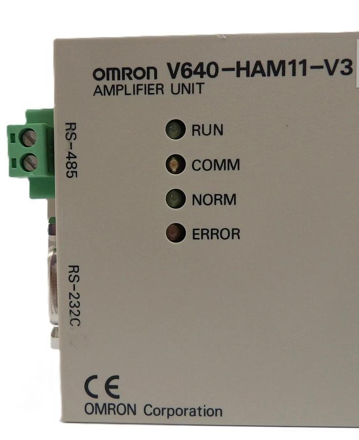 Used Omron V640-HAM11-V3 Amplifier Unit Assembly V640 Series Lot of 4 Working