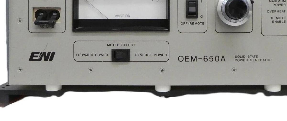 Used OEM-650A ENI Power Systems OEM-6A-11491-52 Solid State Power Generator Surplus