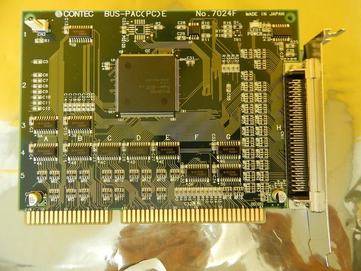 Used Contec BUS-PAC(PC)E ISA Bus Expansion Board PCB Card 7024F Used Working