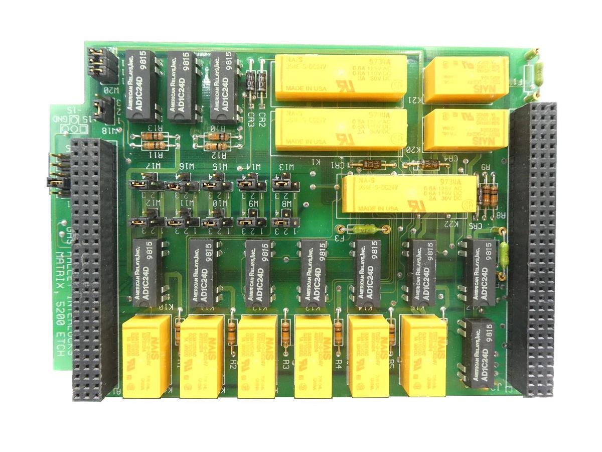 Used AMAT Applied Materials 0100-35267 Gas Pallet Interlocks Matrix PCB 5200 Working