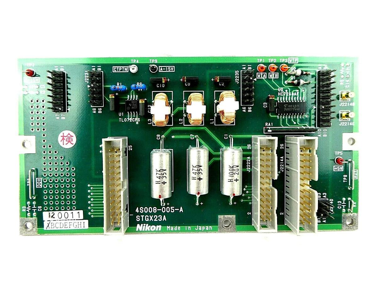 Used Nikon 4S008-005-A Interface Control Board PCB STGX23A NSR-S204B System Working