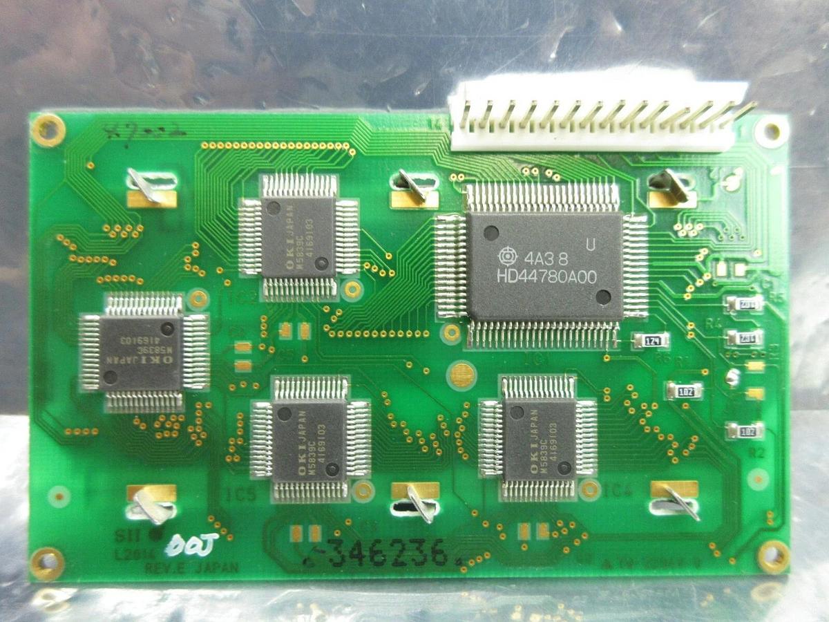 Used Seiko L201400J LCD Display Board PCB SII ASML SVG Silicon Valley Group 90S Used