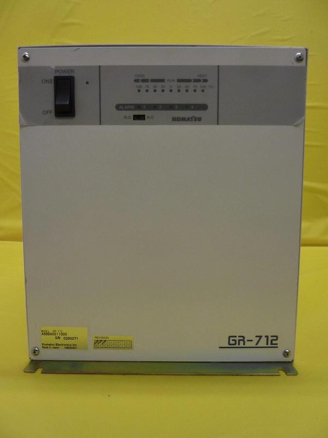 Used Komatsu Electronics ABBBA0011000 Heat Exchanger Power Supply GR-712 Used Working