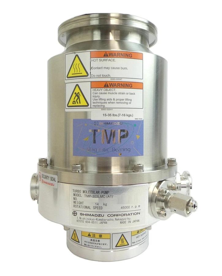 Used TMP Shimadzu TMP-303LMC (A1) Turbomolecular Pump Turbo TMP-303 Series Working
