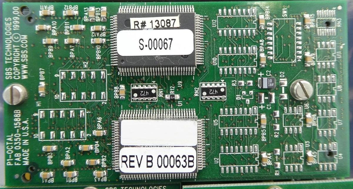 Used SBS Technologies MC-303 CARRIER PCB Card 0330-1686A P2-VIDEO P1-OCTAL Working