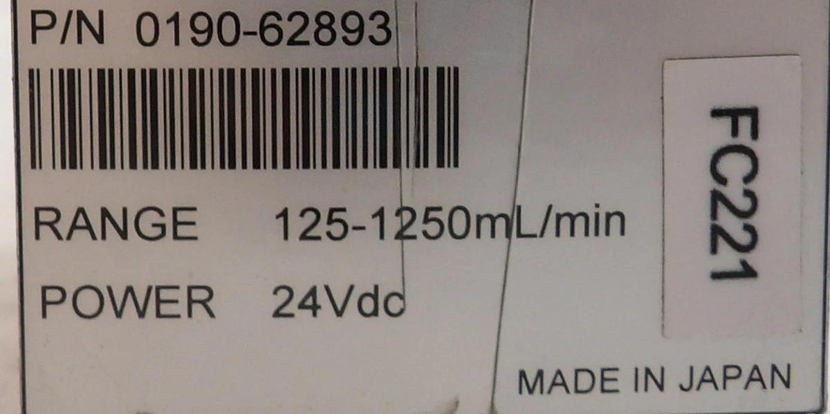 Used AMAT Applied Materials 0190-62893 Flow Controller 125-1250mL/min Working Spare