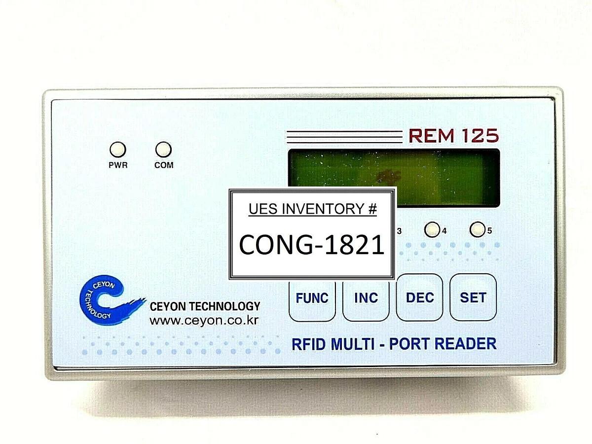 Used Ceyon Technology REM125-5 RFID Multi-Port Reader REM 125 Display Spot Working