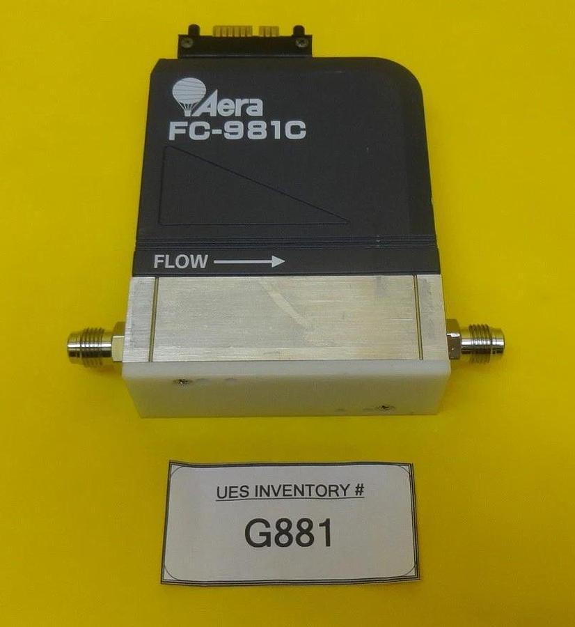 Used Aera TC FC-981C Mass Flow Controller MFC FC-981C 10 SLM O2 Used Working