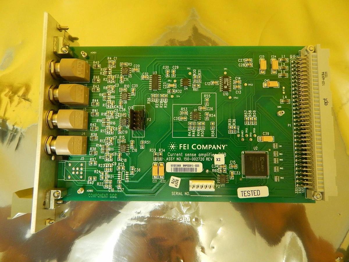 Used FEI Company 150-002720 Current Sense Amplifier PCB Card CLM-3D Used Working