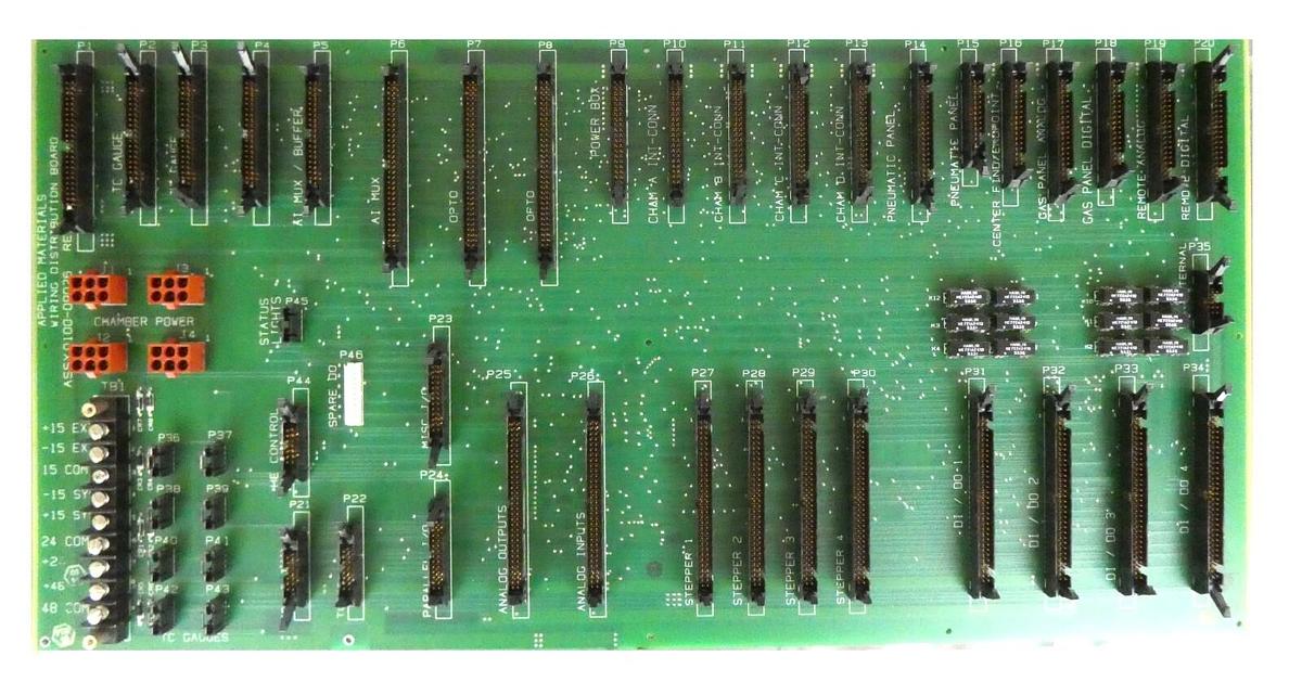 Used AMAT Applied Materials 0100-09026 Wiring Distribution PCB Board Assembly Working