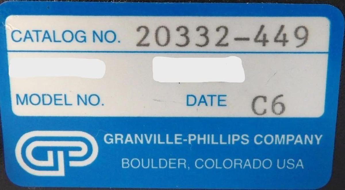 Used Granville-Phillips 20332-449 Vacuum Gauge Controller Type 332 Working Surplus