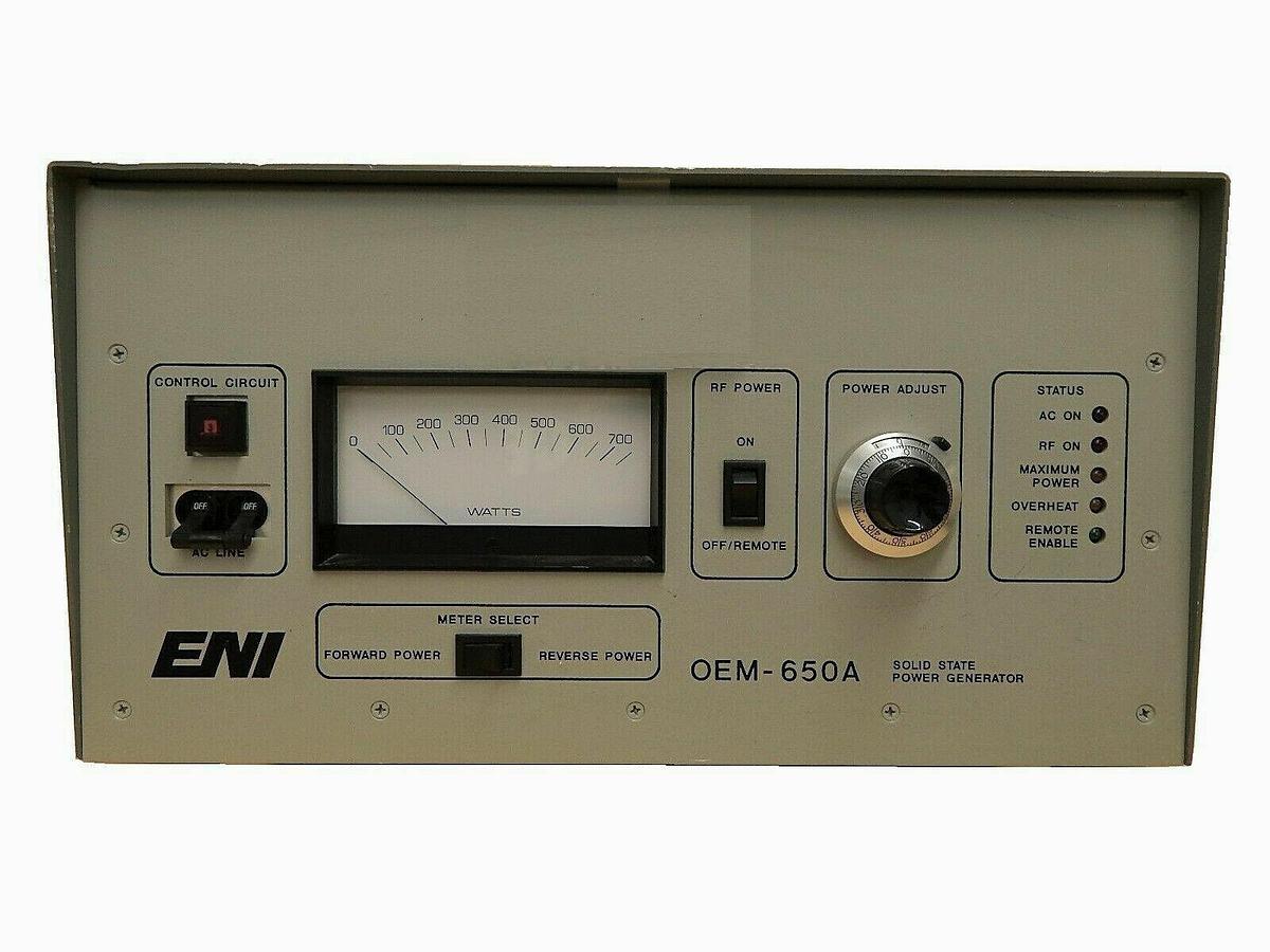 Used OEM-650A ENI OEM-6A-11491-52 Solid State Power Generator Tested Working Surplus