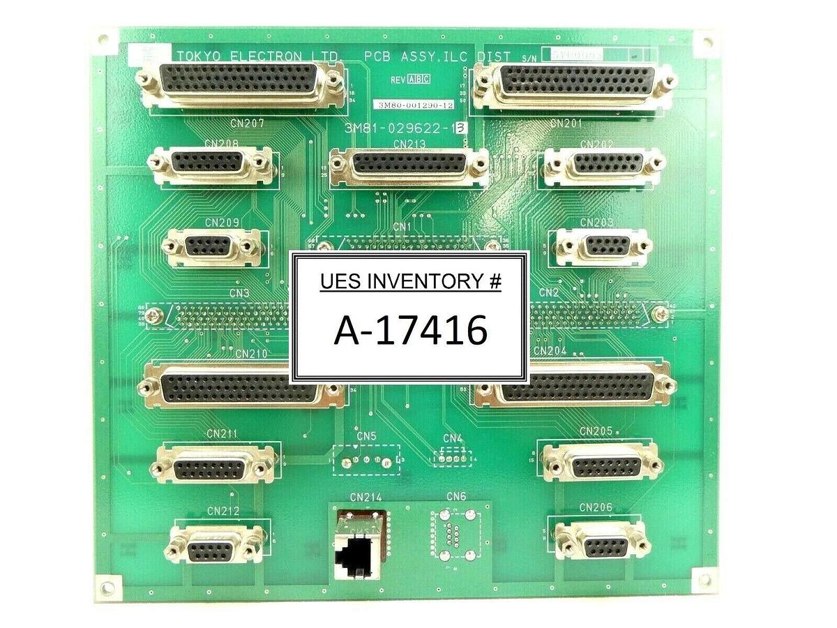 Used TEL Tokyo Electron 3M80-001290-12 Interface PCB ILC DIST Trias Working Spare