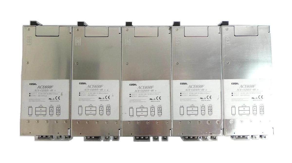 Used Cosel AC6-O2HHV-00 Power Supply ACE650F Reseller Lot of 5 Working Surplus