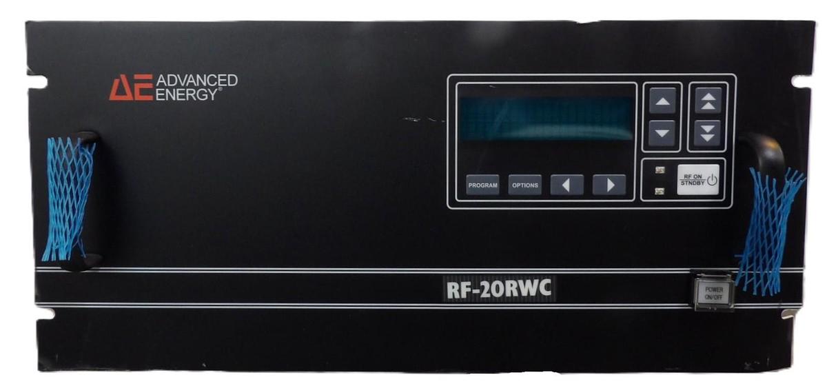 Used RF-20RWC AE Advanced Energy 3150058-002 RF Generator 2kW @ 12.56 Untested As-Is