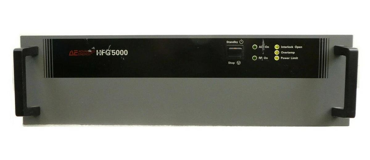 Used HFG 5000 AE Advanced Energy 660-098720-001 HF Generator 3155095-001A As-Is