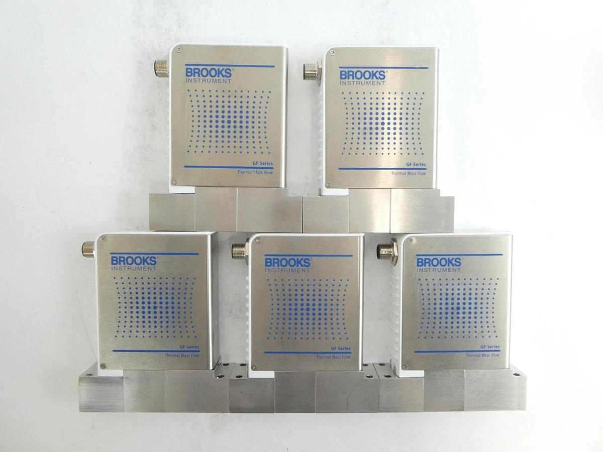 Used Brooks Instrument GF125C Mass Flow Controller MFC Reseller Lot of 16 Working