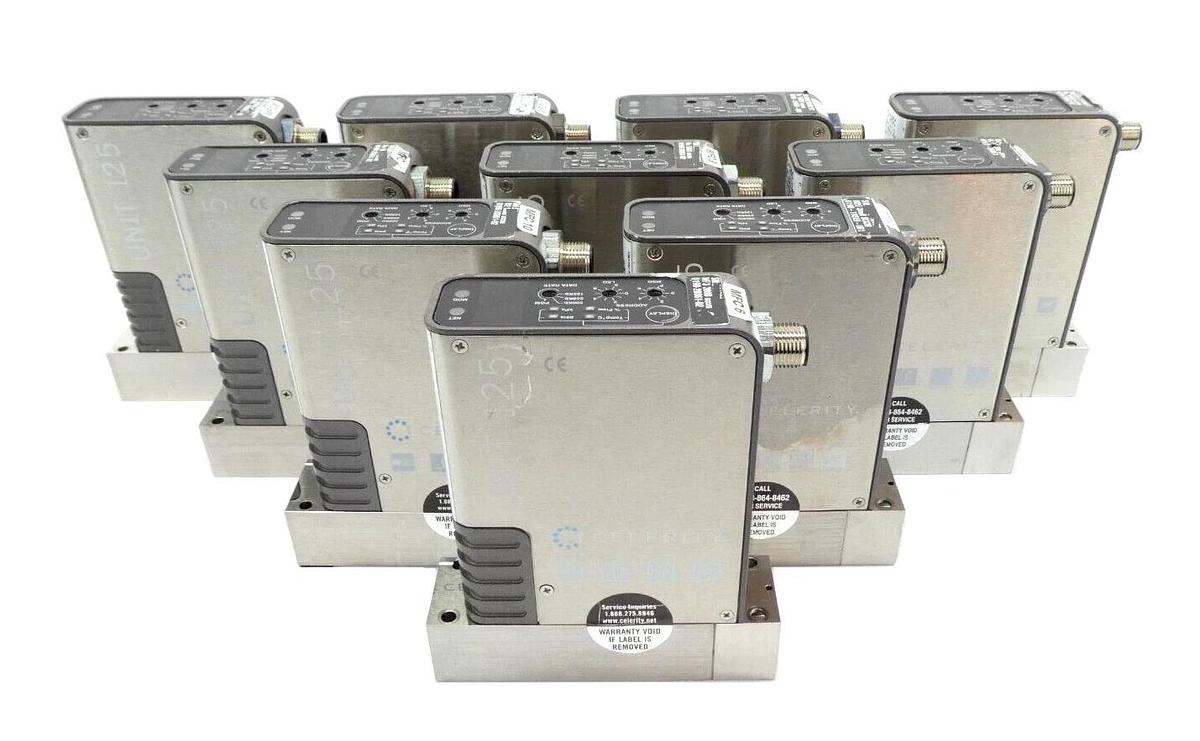 Used Celerity IFC-125C Mass Flow Controller MFC UNIT 125 Reseller Lot of 10 Working