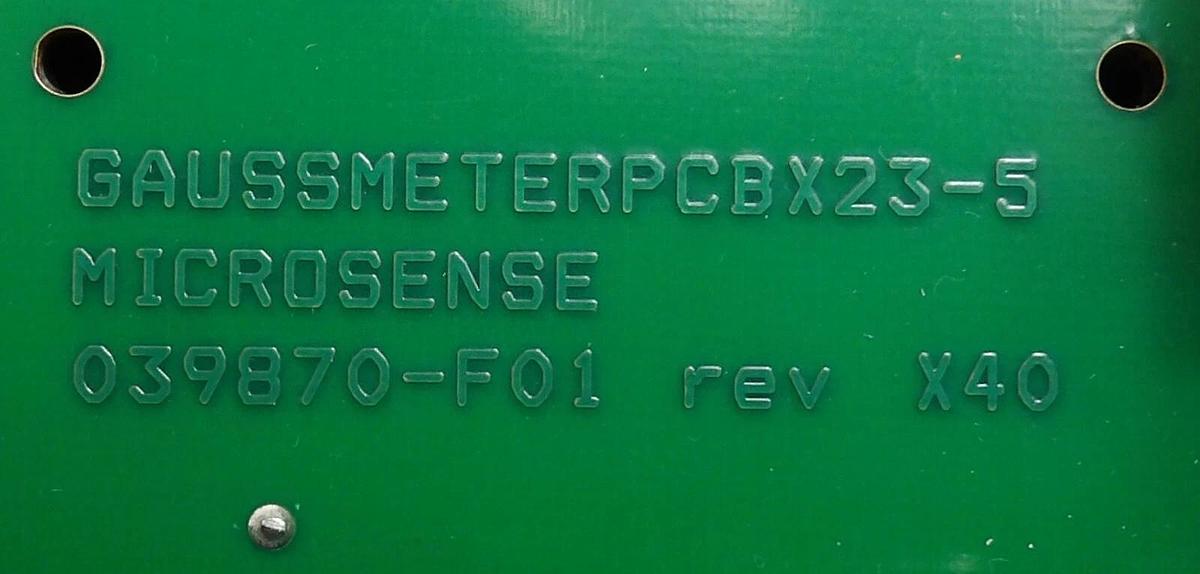 Used Microsense 039870-F01 Magnetic Feild Sample Controller FCM-10 Working Surplus