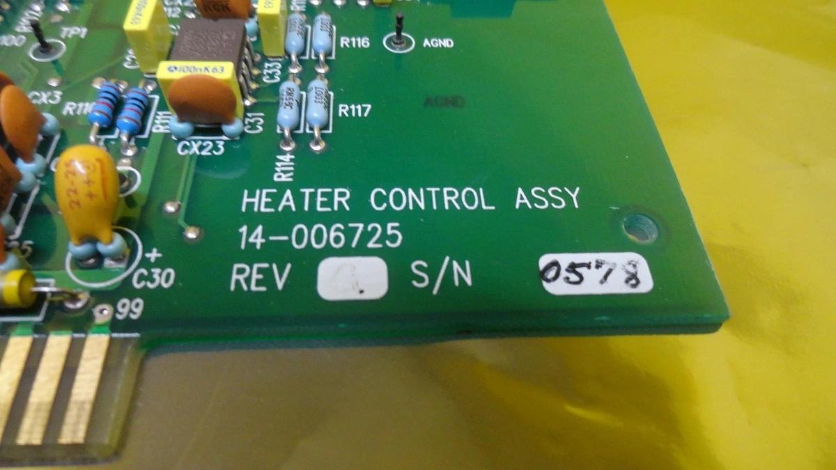 Used Therma-Wave 14-006725 Heater Control Assembly PCB card Rev. G Used Working