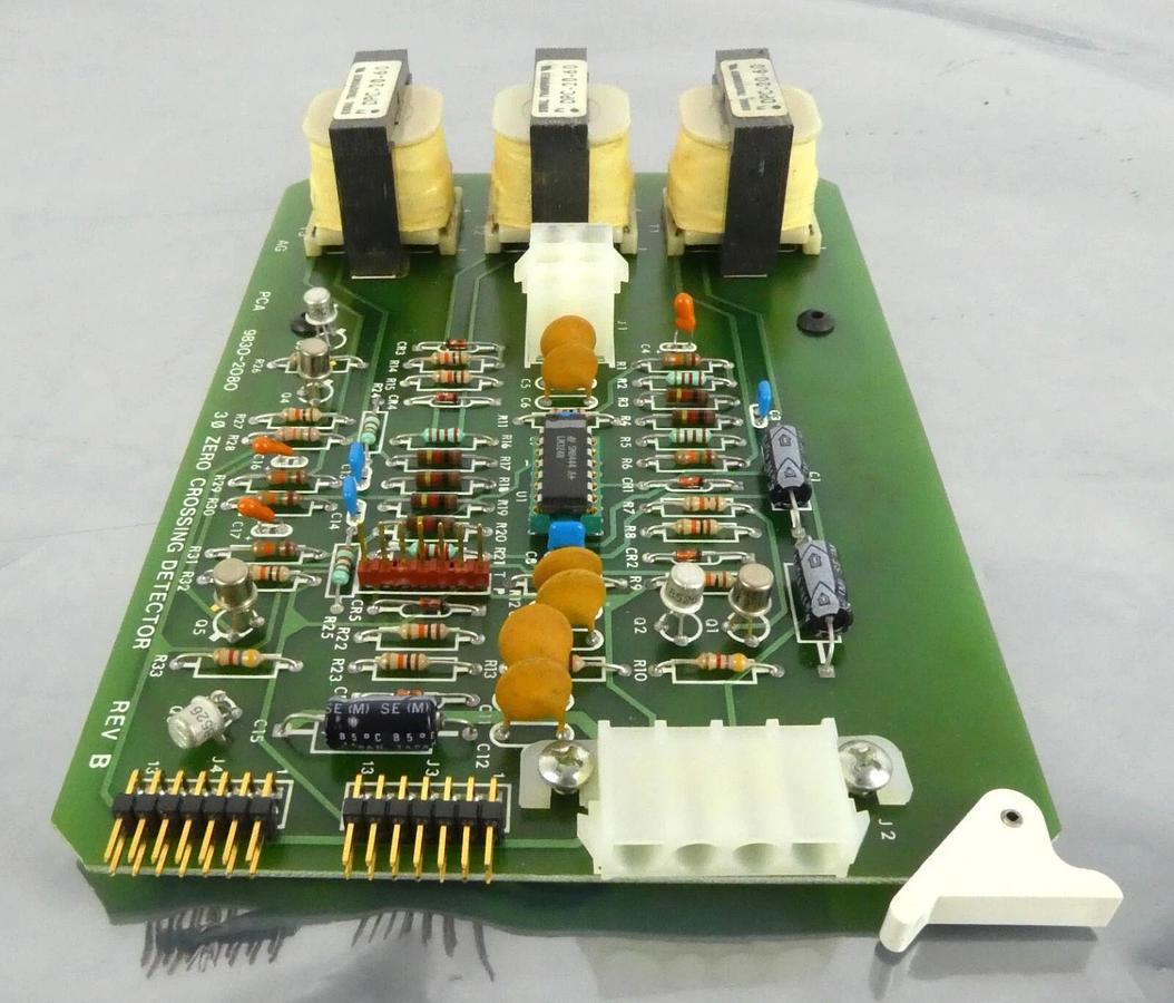 Used AG Associates 9830-2080 3 Phase Zero Crossing Detector Heatpulse PCB Working