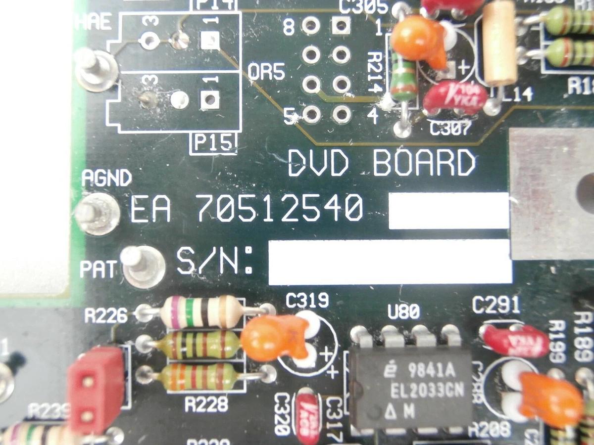 Used Opal 70512540 DVD Board PCB Card 70512541100 AMAT SEMVision cX 300mm Working