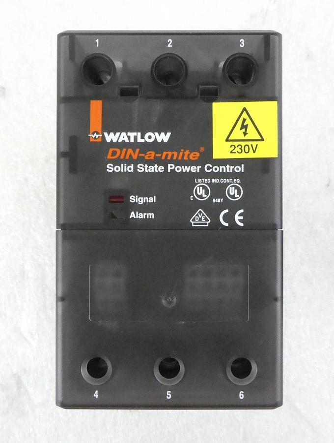 Used Watlow DC1C-5024-C0S0 Solid State Power Control DIN-a-mite Lot of 2 Working
