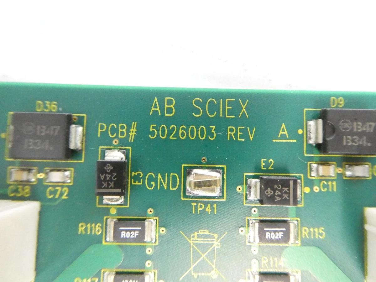 Used AB Sciex 5026003 Control Interface PCB API 4000 LC/MS/MS Working Surplus