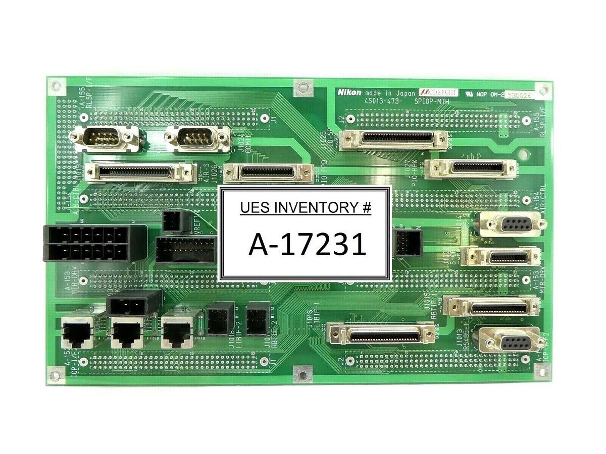 Used Nikon 4S013-473 SPIOP-MTH Board PCB NSR-S307E DUV System Working