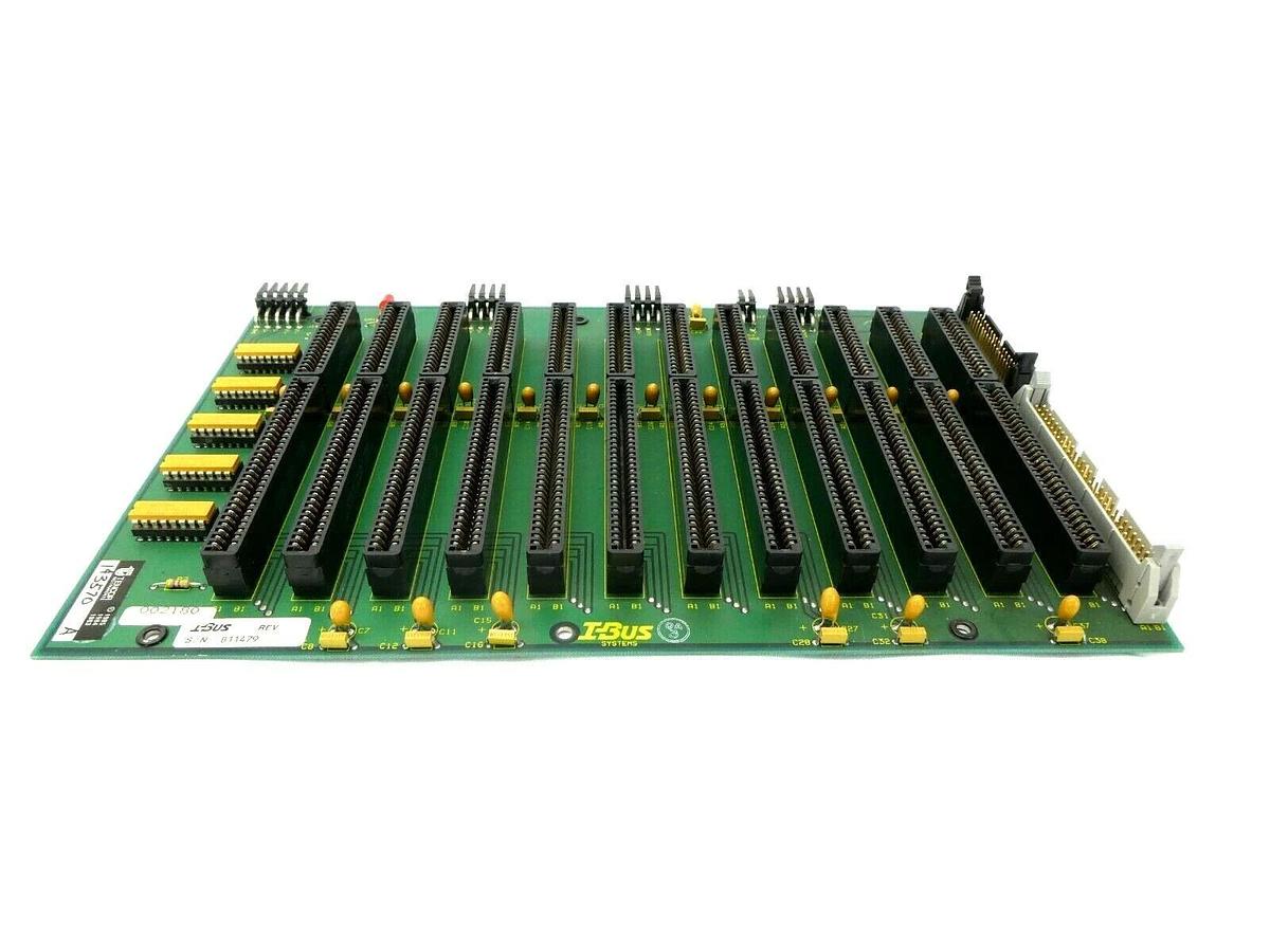 Used I-Bus Systems 100960 12-Slot Backplane PCB Tencor Instruments 143570 Working