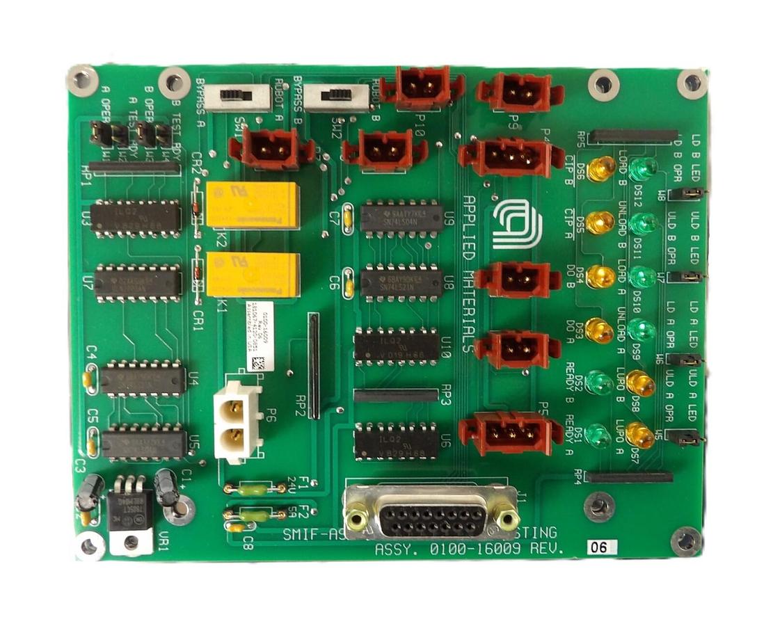 Used AMAT Applied Materials 0100-16009 Smif-Asyst Wide Body W/Testing PCB Working