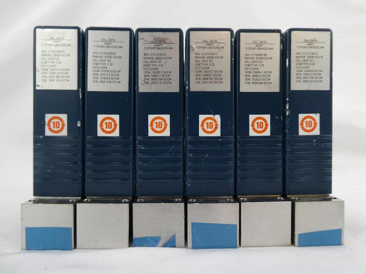 Used Aera PI-98 Mass Flow Controller MFC AMAT 0190-34217 Reseller Lot of 12 Working