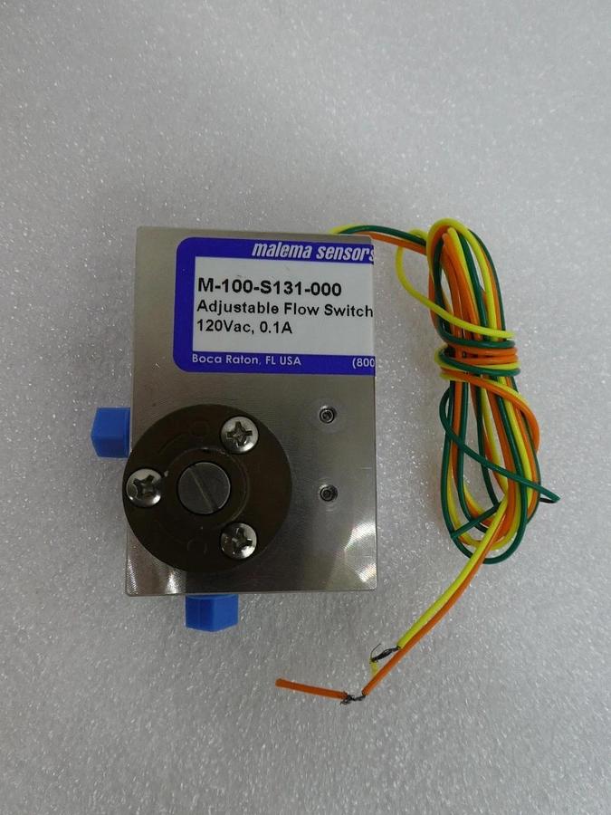 Used Melama M-100-S131-000 Adjustable Flow Switch Reseller Lot of 2 New