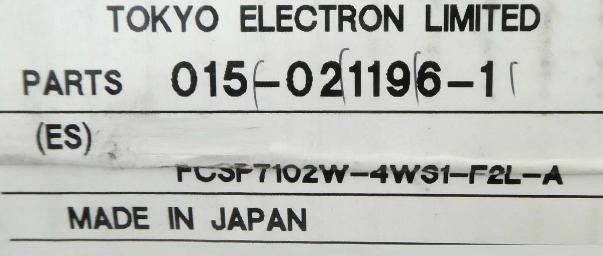 Fujikin FCSP7102W-4WS1-F2L-A3 Flow Control System P7000 WR TEL 015-021196-1 New