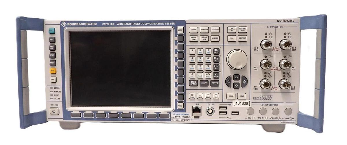 Used Rohde & Schwarz 1201.0002K50 Wideband Radio Tester CMW 500 Working Spare