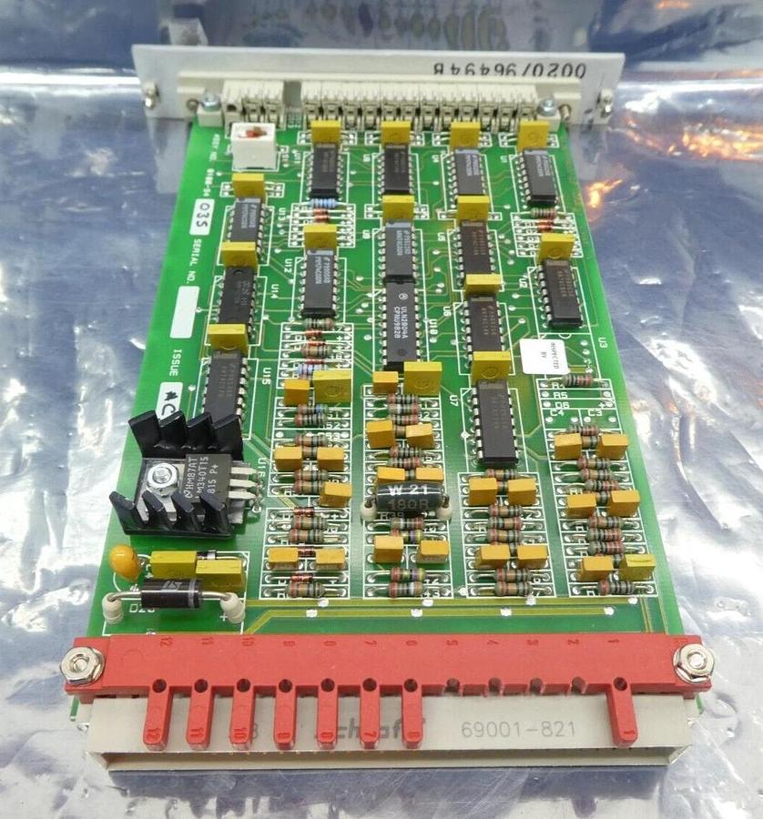 Used AMAT Applied Materials 0100-94035 Orienter Interlock PCB Card Working Surplus
