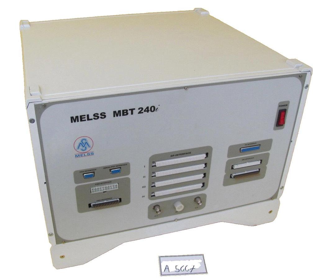 MEL Systems And Services MBT 240i MELSS New Surplus